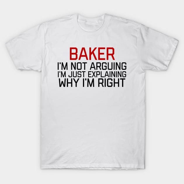 baker T-Shirt by Design stars 5